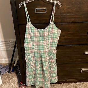 Green and pink dress. NWT. Size large